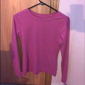 Pink long sleeve shirt